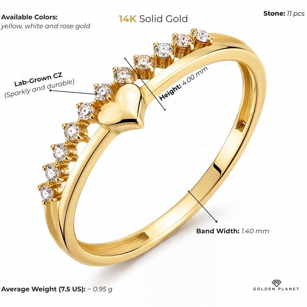 14K gold heart bypass size and weight guide