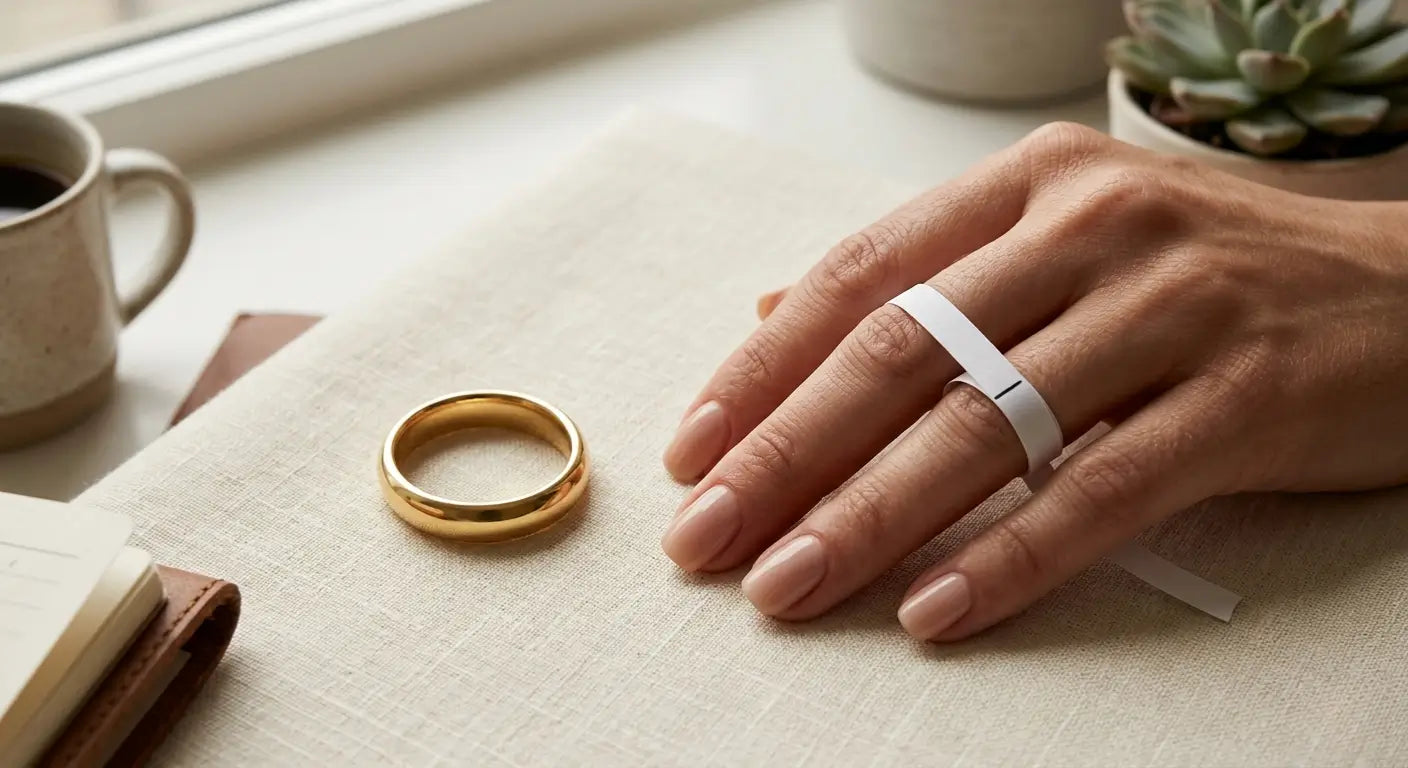 How to Measure Ring Size at Home | 14K Gold Fit Guide