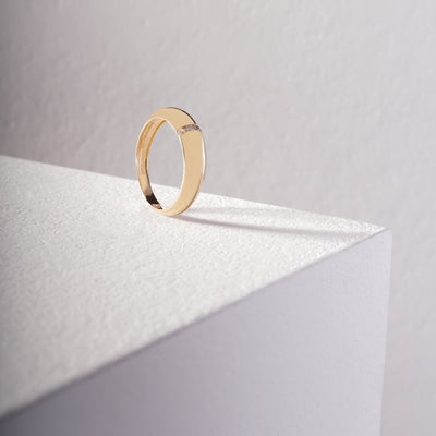 14K Solid Gold Bold Chunky Statement Ring – Modern Round Zirconia Cluster Design for Everyday Wear or Stacking