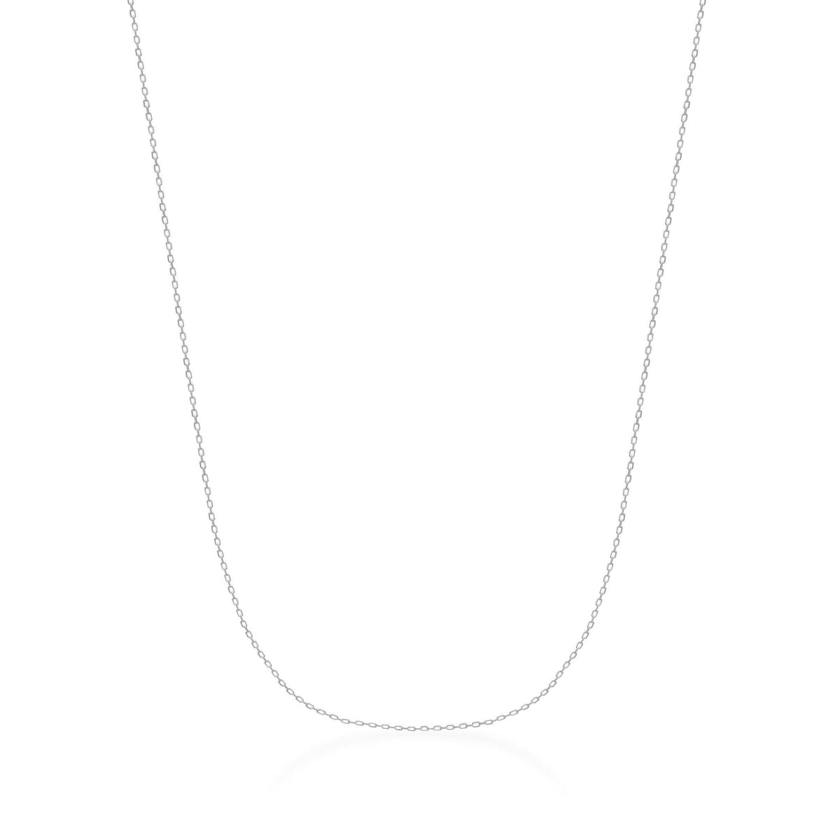 14K gold cable chain extender chain necklace, product photo