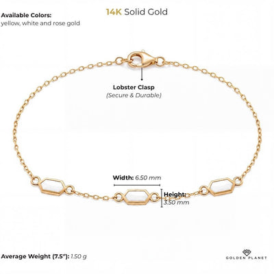 14K gold enamel size and weight guide, size and weight guide