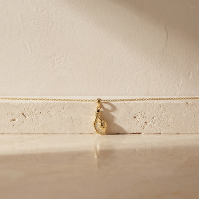 14K Solid Gold Turtle Tortoise Pendant Necklace, Handmade Real Gold, Dainty Minimal Jewelry