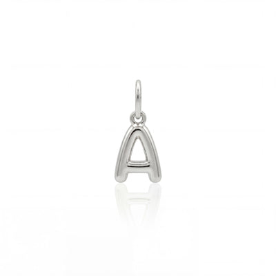 14K gold letter necklace, product photo