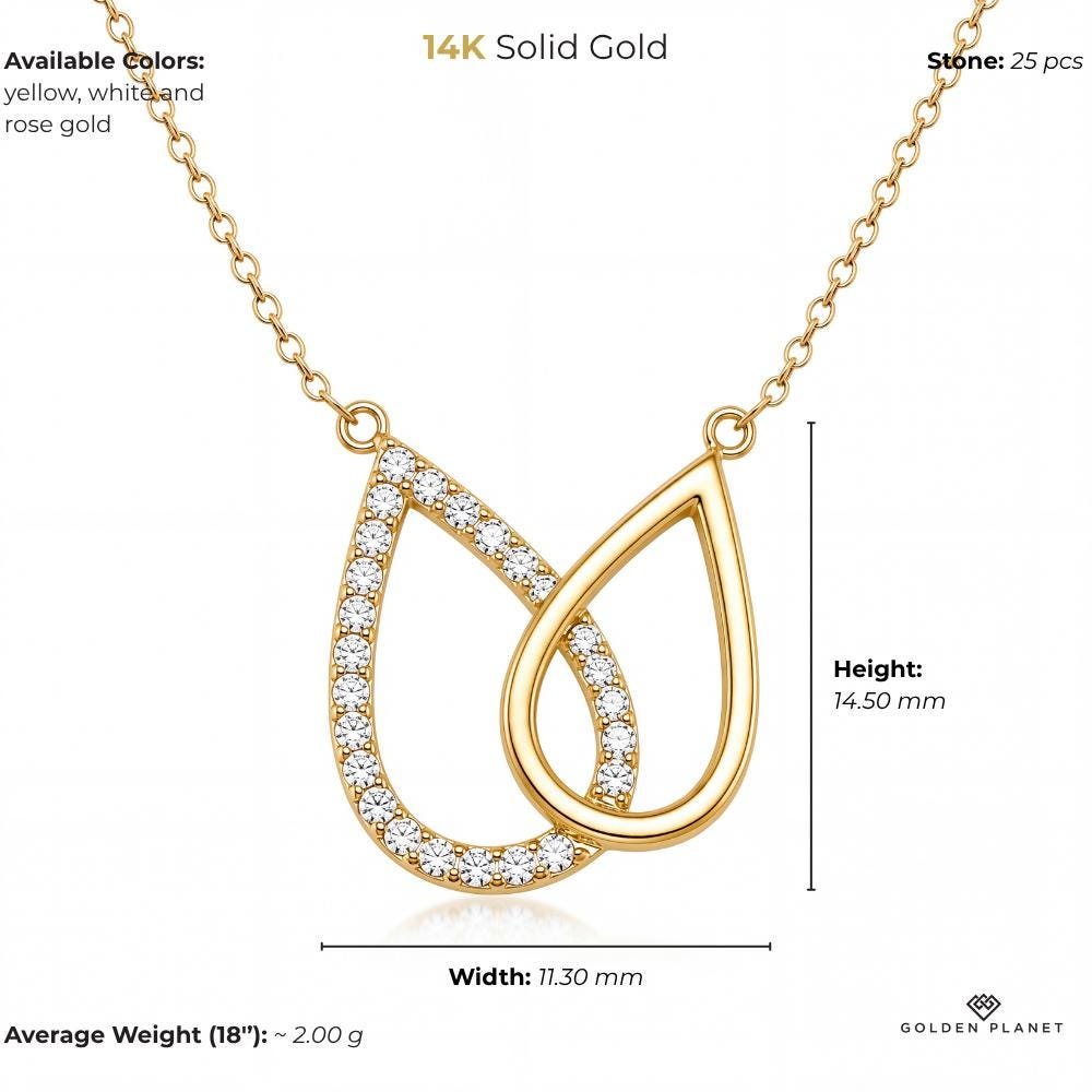 14K gold teardrop size and weight guide, size and weight guide